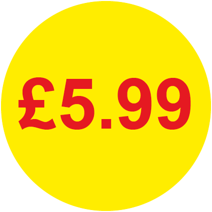 £5.99 Round Price Labels