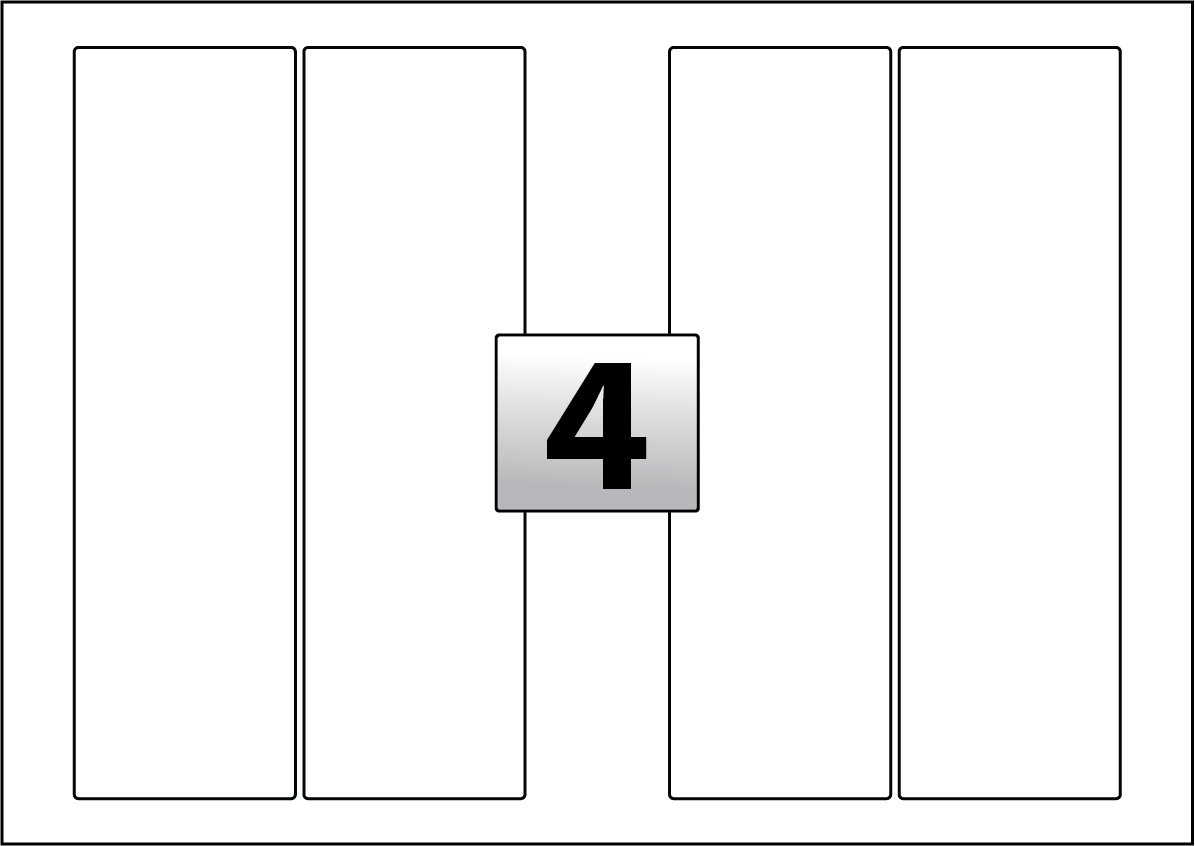 4 per page labels