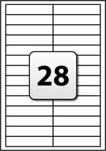 28 removable adhesive labels per a4 sheet 94 mm x 20 mm flexi labels 20 labels per sheet template