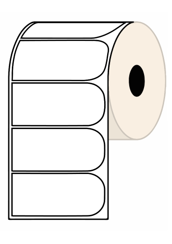 170 mm x 83 mm Custom Labels for Roll Label Printers