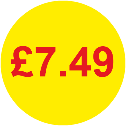 £7.49 Round Price Labels