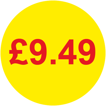 £9.49 Round Price Labels