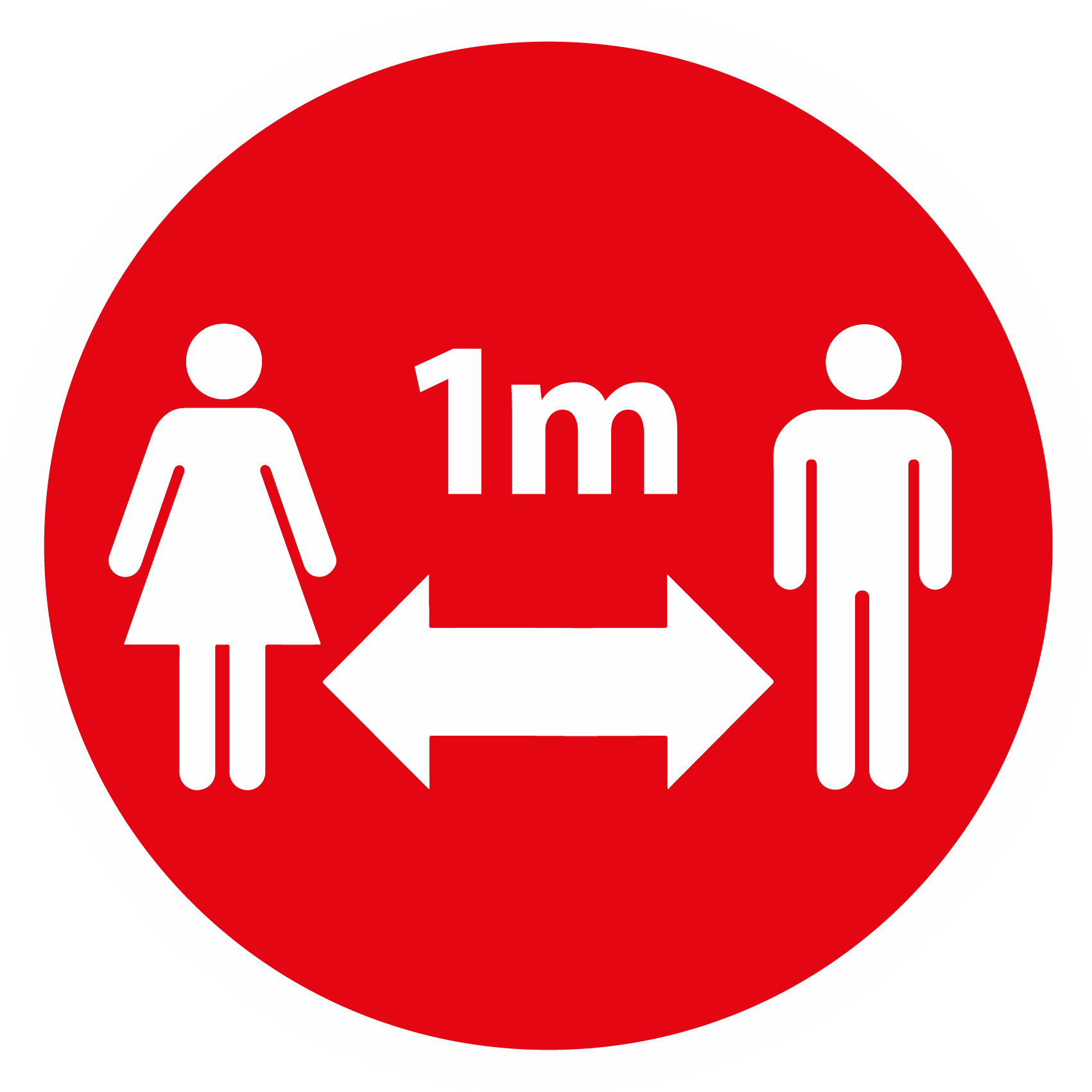 1m Distance (Red)