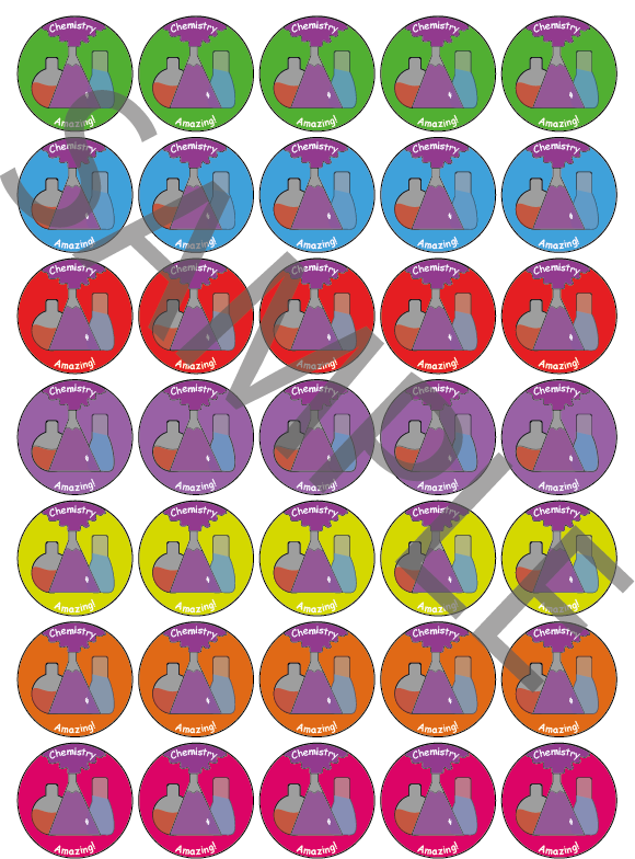 Chemistry School Subject Labels