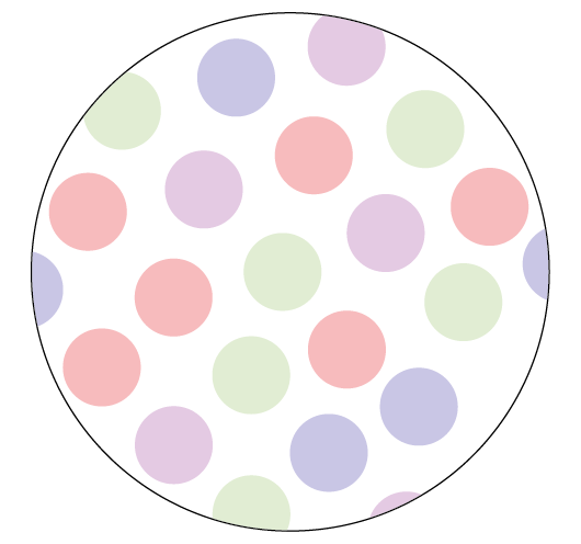 Dots Easter Themed Stickers