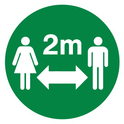 2m Distance (Green)