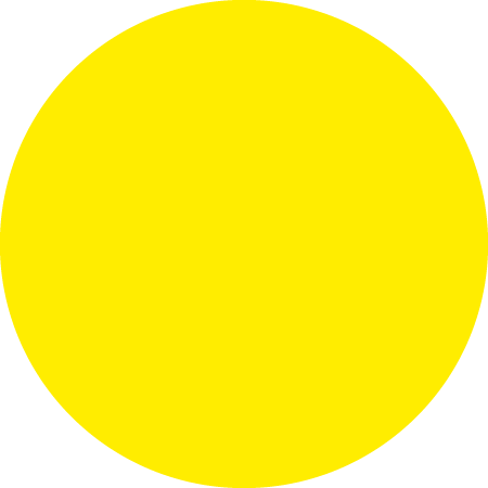 Yellow Dot identification Round Labels