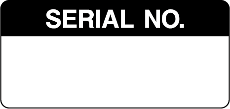 Serial No Quality Control Inspection Labels