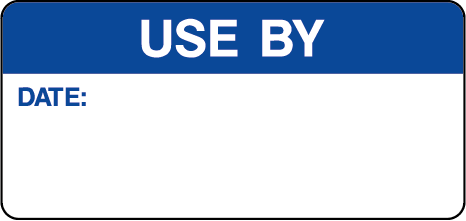 Use By Date Quality Control Inspection Labels