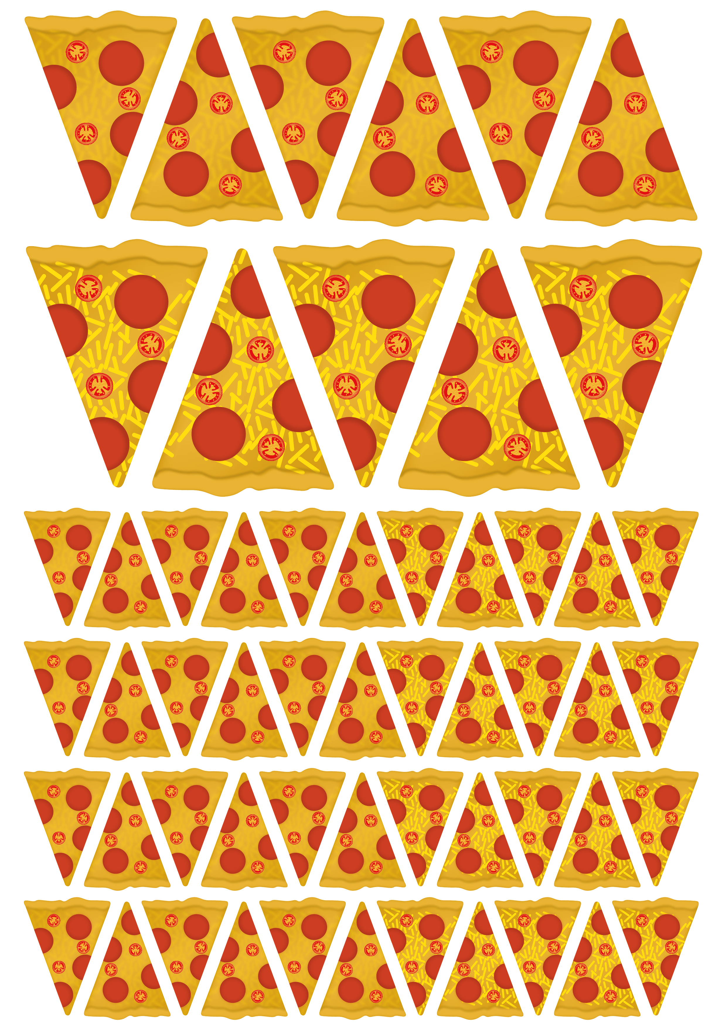 Pizza slices