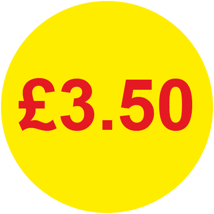 £3.50 Round Price Labels