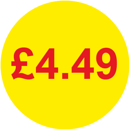 £4.49 Round Price Labels