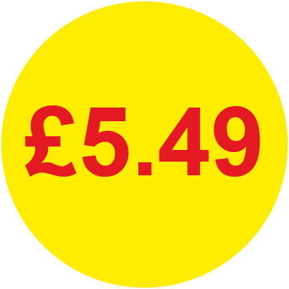 £5.49 Round Price Labels