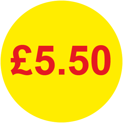 £5.50 Round Price Labels