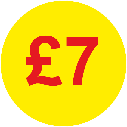 £7 Round Price Labels