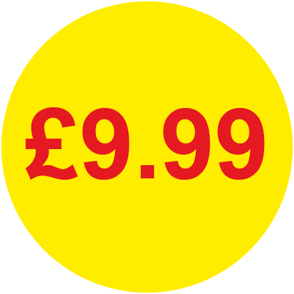 £9.99 Round Price Labels