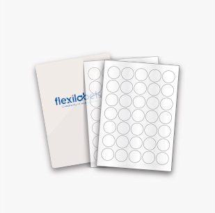 Gloss Clear Vinyl, Permanent Adhesive Labels