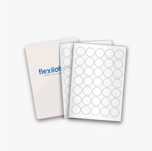 Matt Clear Vinyl, Permanent Adhesive Labels