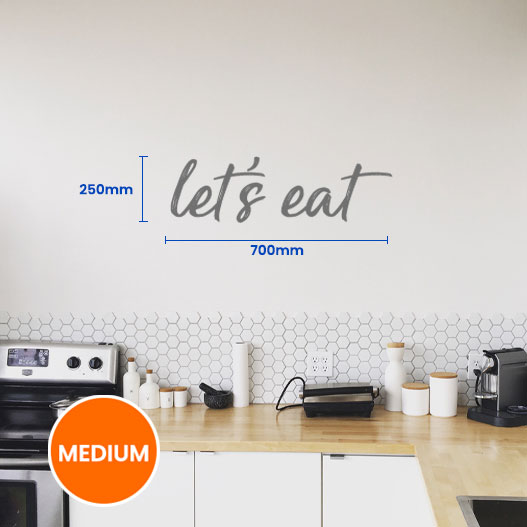 Lets Eat Wall Sticker