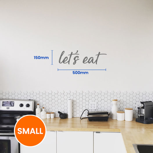 Lets Eat Wall Sticker