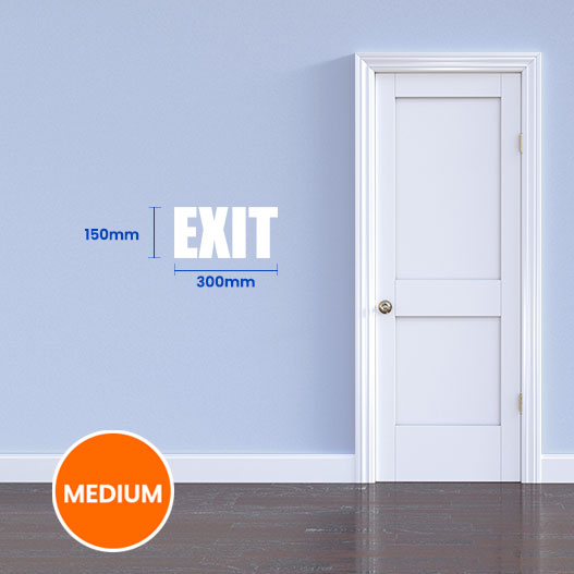 Exit Wall Sticker