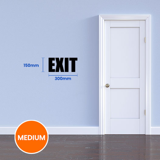 Exit Wall Sticker