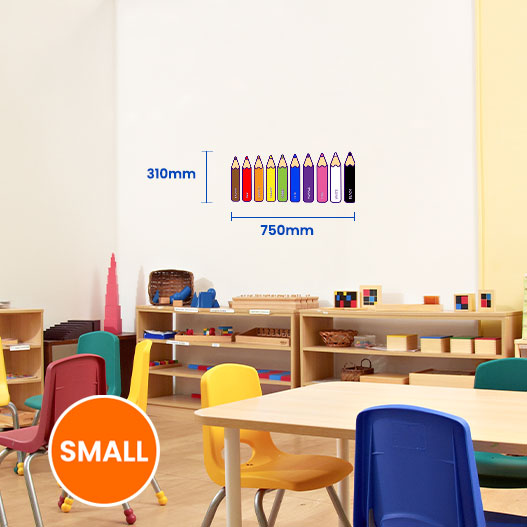 Colour Pencil Wall Stickers