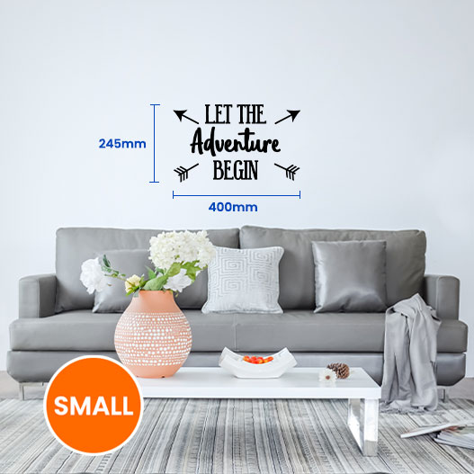 Let The Adventure Begin Wall Sticker