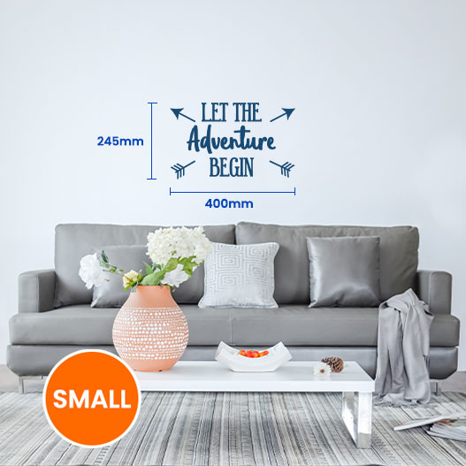 Let The Adventure Begin Wall Sticker