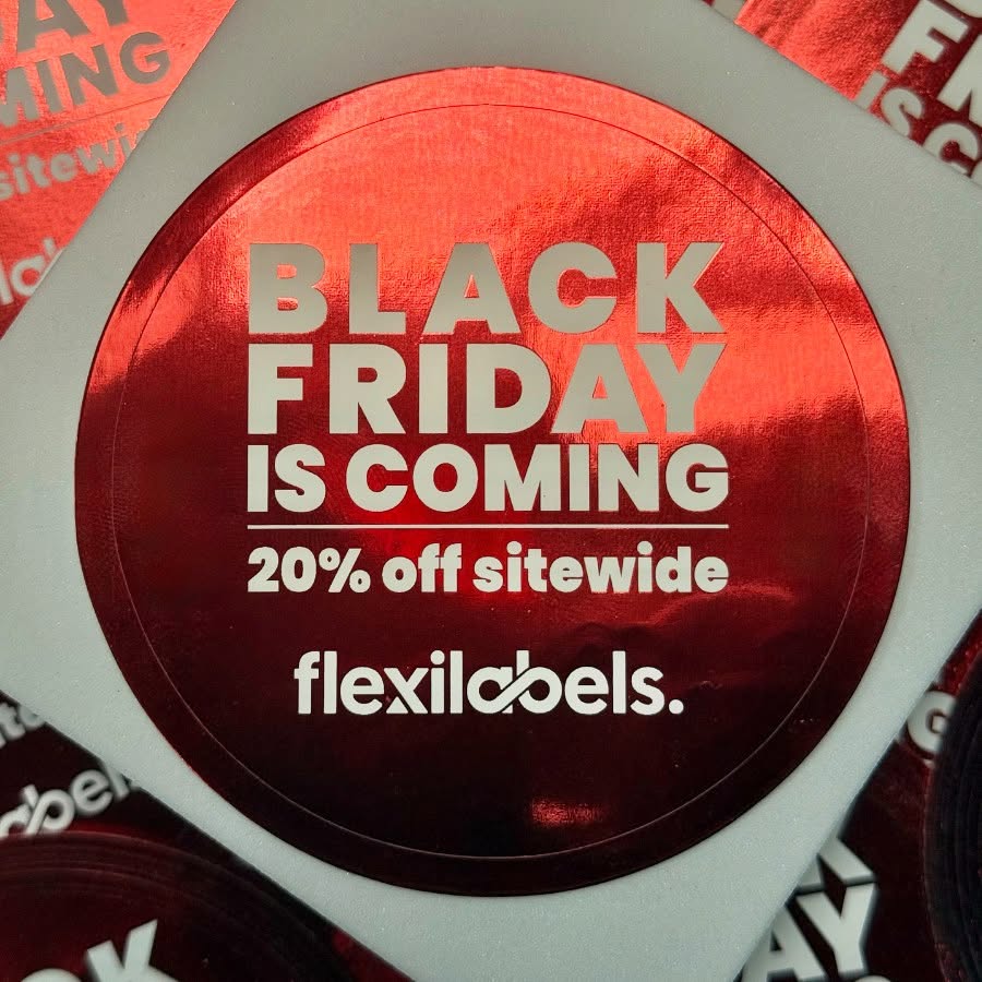 Premium Metallic Finish Customisable Labels