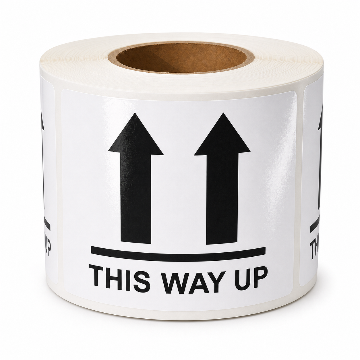 This Way Up Shipping Stickers - 140 mm × 90 mm - 500 Labels on Roll
