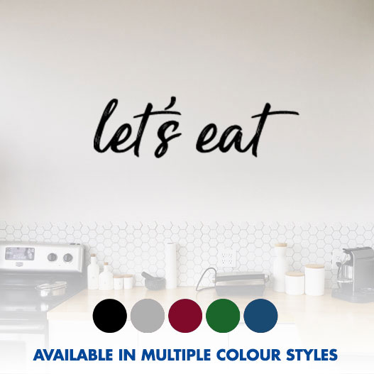 Lets Eat Wall Sticker