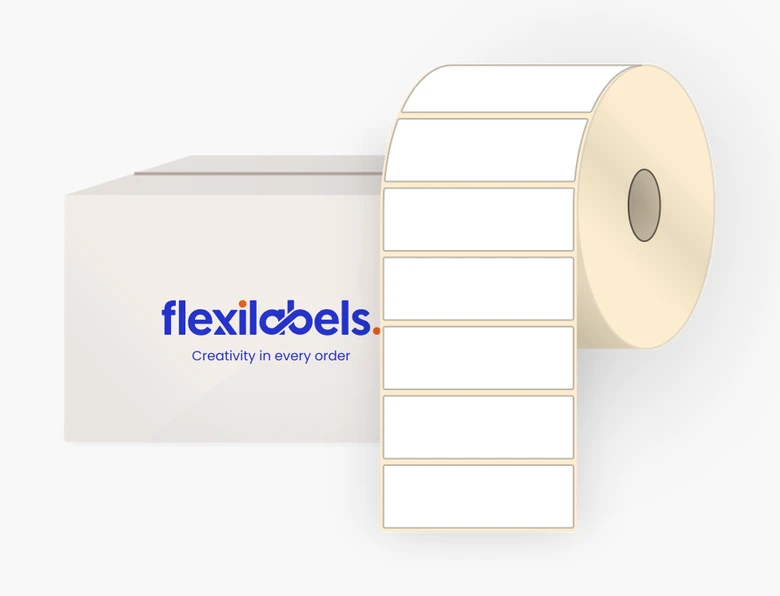 173 mm x 57 mm Rectangle Labels for Roll Label Printers | Flexi Labels