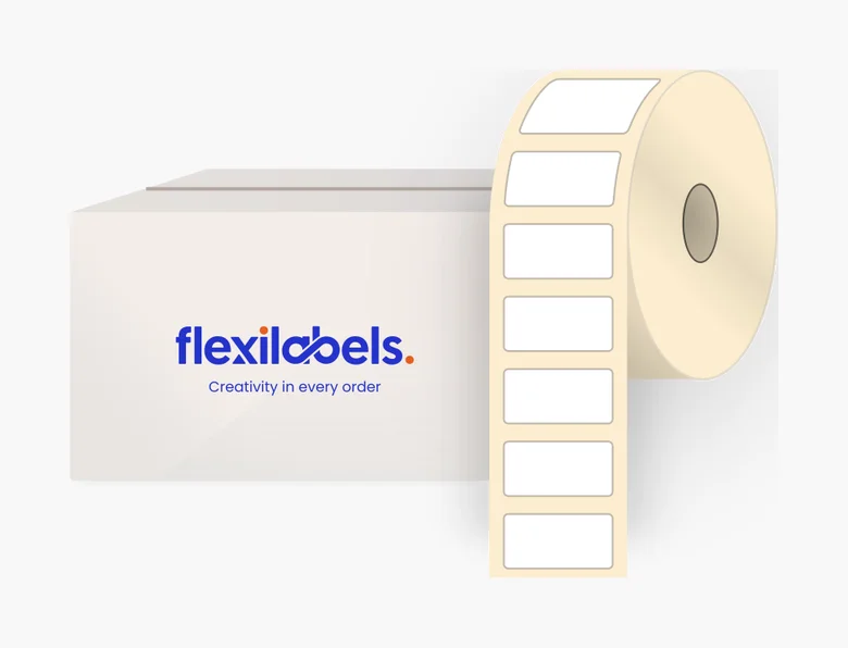 24 mm x 12 mm Rectangle Labels on a roll | Flexi Labels