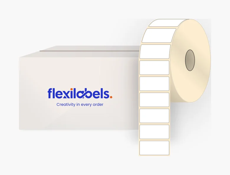 50 mm x 24 mm Rectangle Labels for Roll Label Printers | Flexi Labels