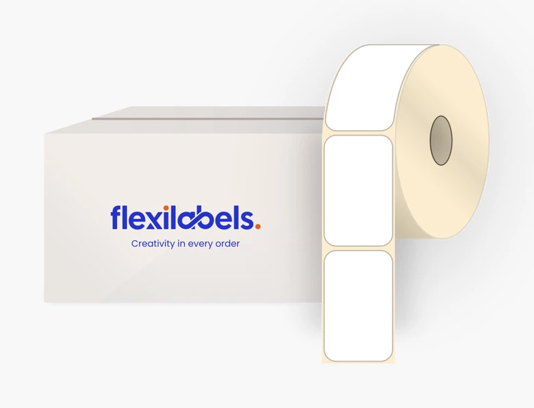 68 mm x 110 mm Rectangle Labels for Roll Label Printers | Flexi Labels