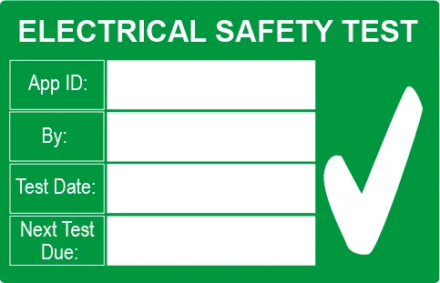 PAT Test Safety Large Rectangle Labels | Flexi Labels