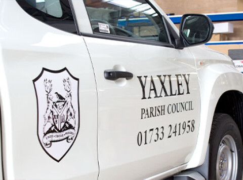 Yaxley Parish Council Vinyl Decals