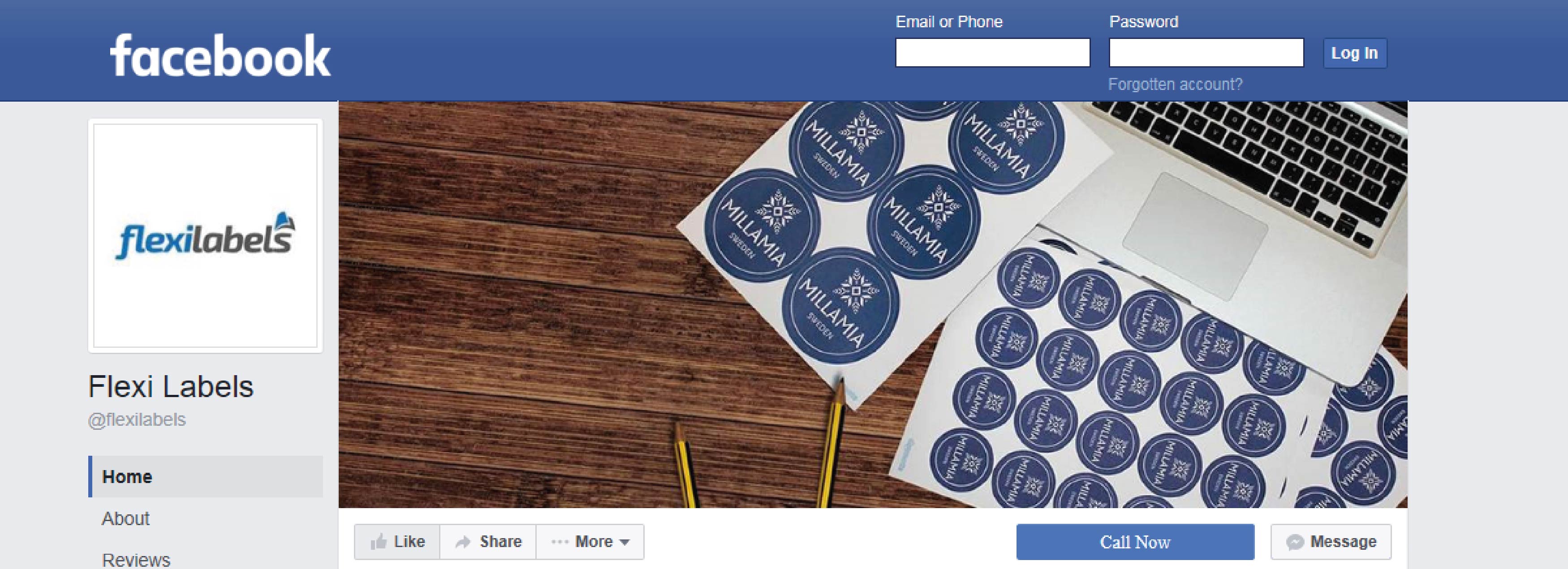 Follow Flexi Labels on Facebook!