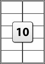 10 avery style labels per a4 sheet 99 1 mm x 57 3 mm flexi avery stickers templates