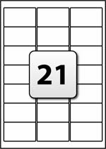 Avery labels 21 per sheet template