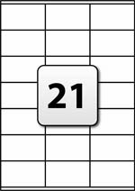Avery a4 labels 21 per sheet