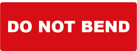 Material Handling Do Not Bend Labels 2 X 3 Red Fluorescent Color 250 New Shipping Labels Dbsystem Com Br